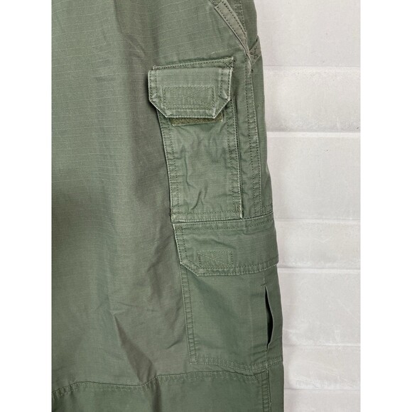 5.11 Men 35 Cargo Pants 74273 Tactical Ripstop Green Utility Outdoor Workwear - Picture 7 of 14